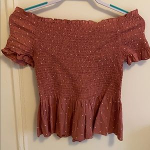 Off the shoulder shirt